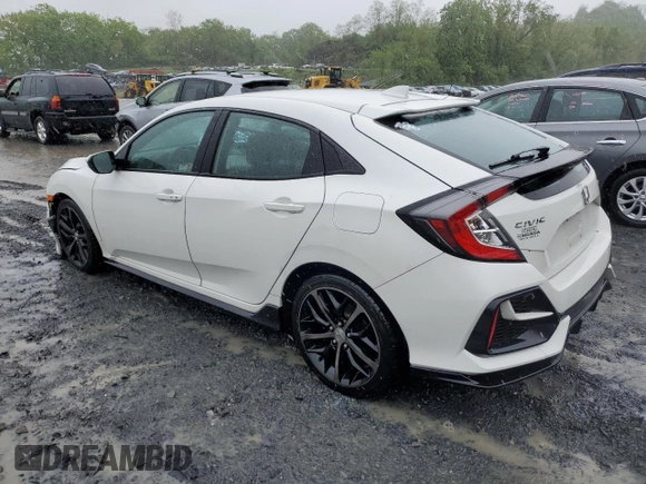 2021 Honda Civic Sport with VIN SHHFK7H49MU401573, listed as a Copart auction lot 56133445 with 90,280 mi miles and Salvage Title. Bid and sale history available at DreamBid. Image 2.