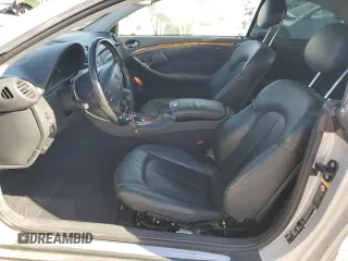 2003 Mercedes-Benz CLK 320 with VIN WDBTJ65J43F018421, listed as a Copart auction lot 77991554 with 198,225 mi miles and Salvage Title. Bid and sale history available at DreamBid. Image 7.