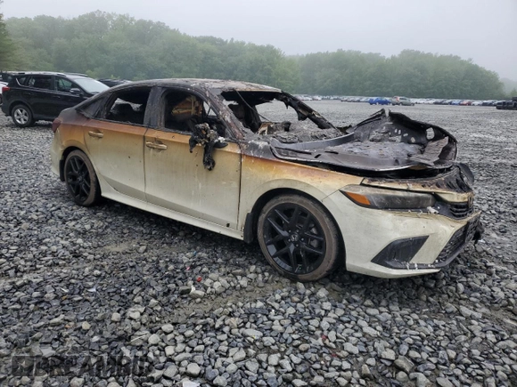 2024 Honda Civic Sport with VIN 2HGFE2F53RH557537, listed as a Copart auction lot 54697835 with Not provided miles and Salvage title. Bid and sale history available at DreamBid. Image 4.