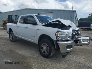 2020 Ram 2500 Big Horn with VIN 3C6UR5DJ3LG156158, listed as a Copart auction lot 63777614 with 129,864 mi miles and Salvage Title. Bid and sale history available at carsss.com. Image 4.