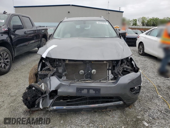 2019 Nissan Pathfinder Platinum with VIN 5N1DR2MM6KC651274, listed as a Copart auction lot 52737215 with 37,459 mi miles and Salvage title. Bid and sale history available at DreamBid. Image 5.