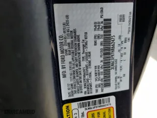 2017 Lincoln MKZ Reserve with VIN 3LN6L5F97HR662475, listed as a Copart auction lot 67546653 with 63,238 mi miles and Salvage Title. Bid and sale history available at carsss.com. Image 13.