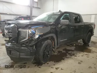 2024 GMC Sierra 1500 Pro with VIN 1GTUUAED3RZ214173, listed as a Copart auction lot 83195384 with 0 mi miles and Salvage Title. Bid and sale history available at carsss.com. Image 1.
