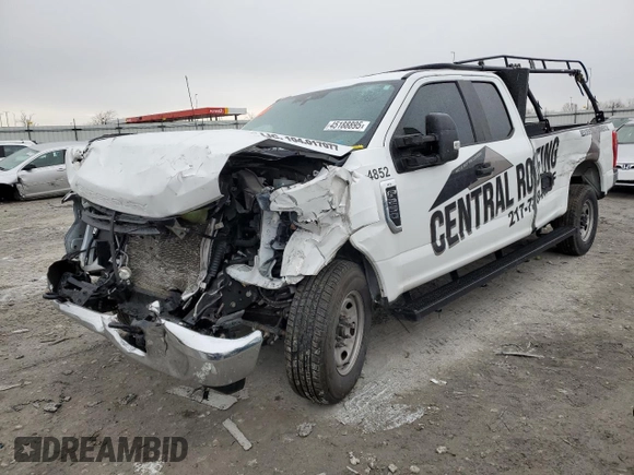 2022 Ford F-250 XL with VIN 1FT7X2A67NEE44852, listed as a Copart auction lot 45188895 with Not provided miles and Salvage title. Bid and sale history available at DreamBid. Image 1.
