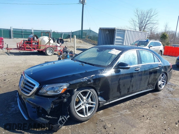 2018 Mercedes-Benz S 560 with VIN WDDUG8GB3JA411008, listed as a IAAI auction lot 41669135 with 65,649 mi miles and . Bid and sale history available at carsss.com. Image 19.