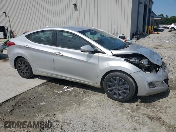 2013 Hyundai Elantra GLS z VIN KMHDH4AE8DU554215, wystawiony jako Copart lot #58157285 z przebiegiem 224 112 mil mil oraz Szkoda całkowita • Salvage title. Historia ofert i sprzedaży dostępna na DreamBid. Obrazek 4.