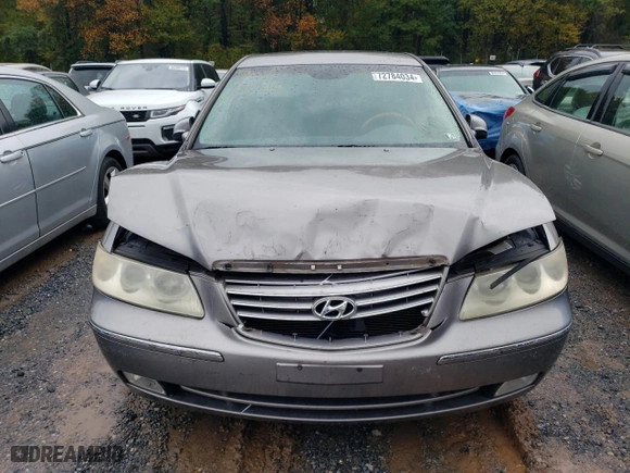 2006 Hyundai Azera SE with VIN KMHFC46F86A115996, listed as a Copart auction lot 72784034 with 90,070 mi miles and Salvage Title. Bid and sale history available at carsss.com. Image 5.