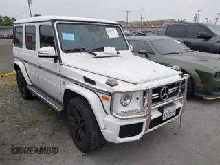 2017 Mercedes-Benz G-Class AMG G 63 with VIN WDCYC7DF1HX266156, listed as a IAAI auction lot 41943971 with 66,869 mi miles. Bid and sale history available at carsss.com. Image 1.