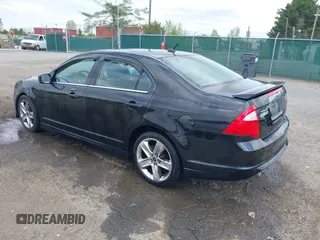 2011 Ford Fusion SPORT with VIN 3FAHP0KC6BR171723, listed as a IAAI auction lot 42072610 with 173,213 mi miles. Bid and sale history available at carsss.com. Image 3.