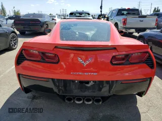 2019 Chevrolet Corvette 1LT with VIN 1G1YB2D73K5111639, listed as a Copart auction lot 50060404 with 24,787 mi miles and Salvage Title. Bid and sale history available at carsss.com. Image 6.