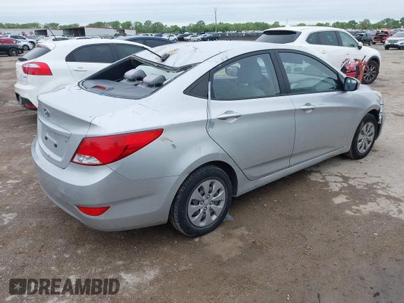 2015 Hyundai Accent GLS with VIN KMHCT4AE5FU883113, listed as a IAAI auction lot 41899701 with 123,023 mi miles and . Bid and sale history available at carsss.com. Image 4.
