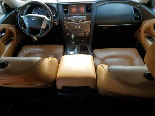 2017 Infiniti QX80 Signature Edition with VIN JN8AZ2NE3H9158323, listed as a Copart auction lot 59137865 with 150,849 mi miles and Salvage title. Bid and sale history available at DreamBid. Image 8.