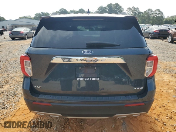 2022 Ford Explorer XLT with VIN 1FMSK8DH4NGB27006, listed as a Copart auction lot 58075055 with 109,500 mi miles and Salvage title. Bid and sale history available at DreamBid. Image 6.