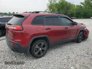 2016 Jeep Cherokee Sport z VIN 1C4PJLAB2GW207297, wystawiony jako Copart lot #60461045 z przebiegiem 146 175 mil mil oraz Szkoda całkowita • Salvage title. Historia ofert i sprzedaży dostępna na DreamBid. Obrazek 3.