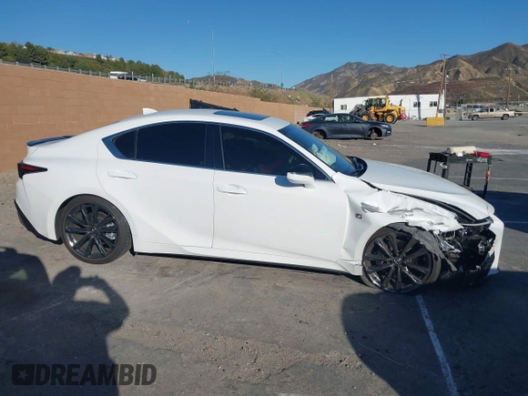 2023 Lexus IS with VIN JTHGZ1B2XP5071176, listed as a IAAI auction lot 41668466 with 14,200 mi miles. Bid and sale history available at carsss.com. Image 13.