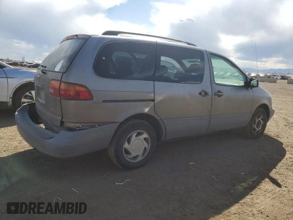 1999 Toyota Sienna LE with VIN 4T3ZF13C4XU142973, listed as a Copart auction lot 49983595 with 206,265 mi miles and Salvage Title. Bid and sale history available at carsss.com. Image 3.