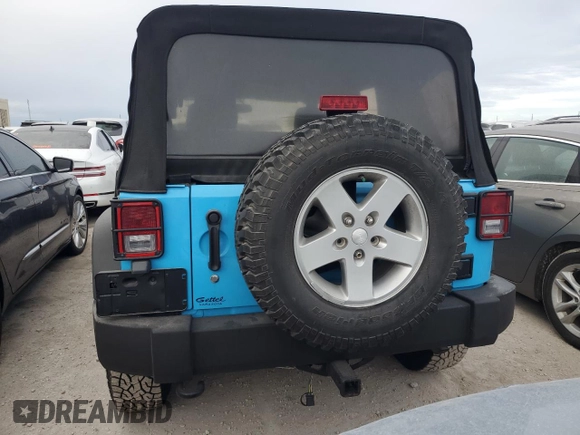 2018 Jeep Wrangler JK Unlimited Sport S with VIN 1C4BJWDG8JL860843, listed as a Copart auction lot 74480734 with 0 mi miles and Non Repairable. Bid and sale history available at carsss.com. Image 6.