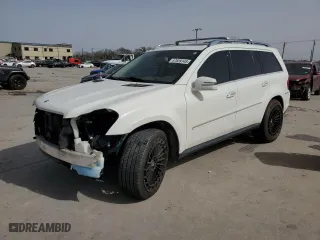 2011 Mercedes-Benz GL-Class GL 450 with VIN 4JGBF7BE3BA743981, listed as a Copart auction lot 47659145 with 124,837 mi miles and Salvage Title. Bid and sale history available at carsss.com. Image 1.