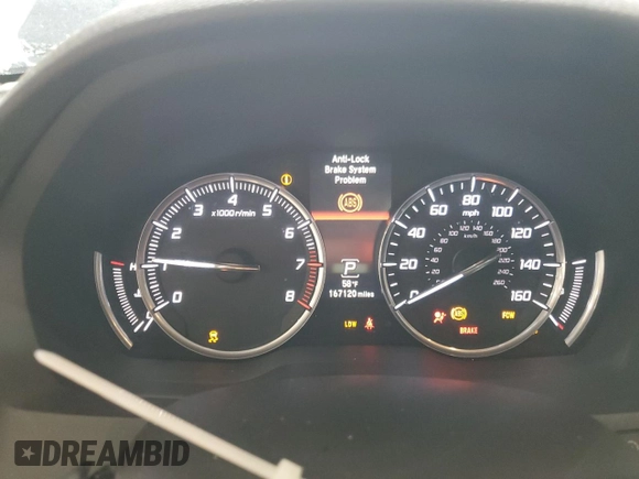 2014 Acura MDX Technology with VIN 5FRYD4H48EB035575, listed as a Copart auction lot 55239285 with 167,120 mi miles and Salvage title. Bid and sale history available at DreamBid. Image 9.