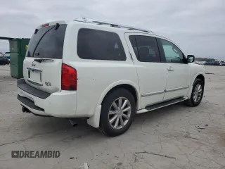 2008 Infiniti QX56 with VIN 5N3AA08C88N911596, listed as a Copart auction lot 81127204 with 82,758 mi miles and Salvage Title. Bid and sale history available at carsss.com. Image 3.