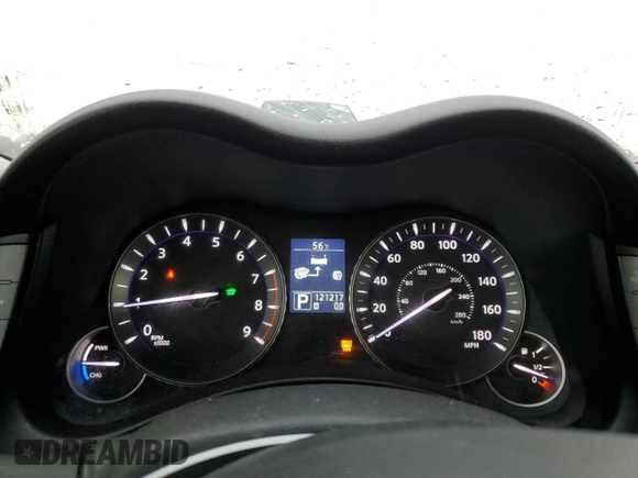 2012 Infiniti M Hybrid with VIN JN1EY1AP9CM910360, listed as a Copart auction lot 80273314 with 121,217 mi miles and Clean title. Bid and sale history available at DreamBid. Image 9.