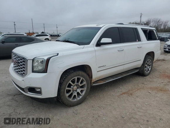 2020 GMC Yukon XL Denali with VIN 1GKS1HKJ9LR291564, listed as a Copart auction lot 50805075 with 152,408 mi miles and Salvage Title. Bid and sale history available at carsss.com. Image 1.