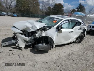 2023 Lexus RX with VIN JTJCHMAA5P2001581, listed as a Copart auction lot 49110555 with 0 mi miles and Salvage Title. Bid and sale history available at carsss.com. Image 1.