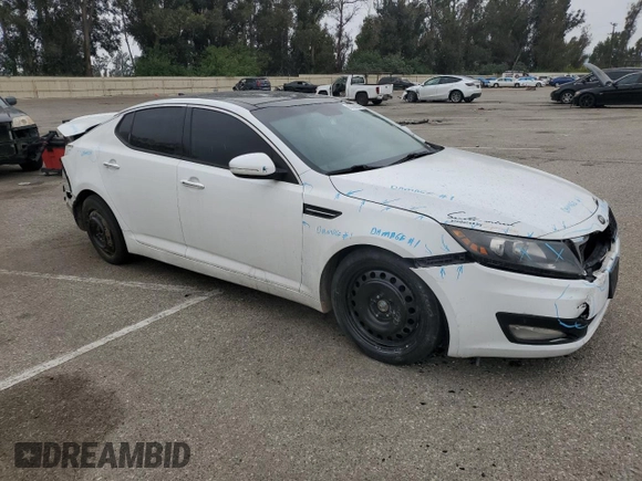 2013 Kia Optima EX with VIN 5XXGN4A76DG247451, listed as a Copart auction lot 58445265 with 181,194 mi miles and Salvage title. Bid and sale history available at DreamBid. Image 4.