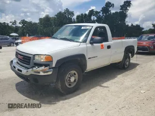 2006 GMC Sierra 2500HD SLE1 with VIN 1GTHK24U26E205496, listed as a Copart auction lot 64087185 with 150,682 mi miles and Salvage title. Bid and sale history available at DreamBid. Image 1.