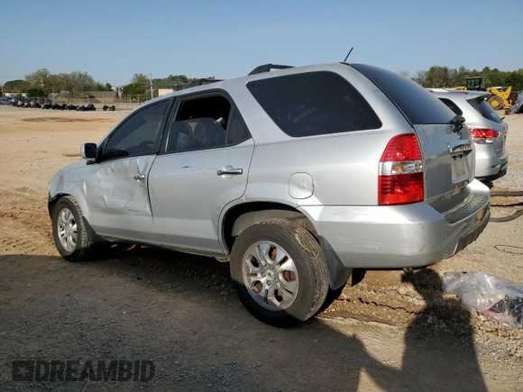 2003 Acura MDX Touring with VIN 2HNYD18663H518193, listed as a Copart auction lot 51569975 with Not Provided miles and Salvage Title. Bid and sale history available at DreamBid. Image 2.