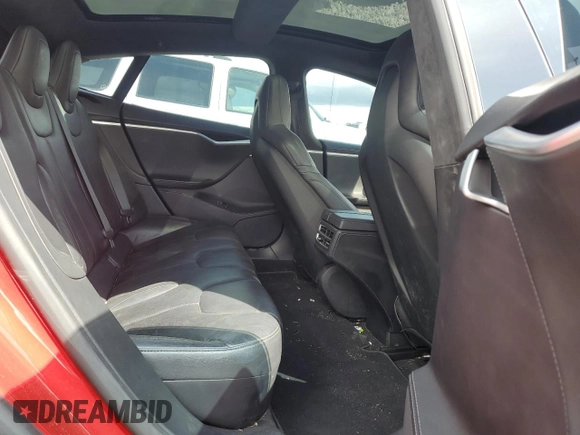 2016 Tesla Model S 90D with VIN 5YJSA1E43GF141843, listed as a Copart auction lot 51788965 with 59,744 mi miles and Salvage Title. Bid and sale history available at DreamBid. Image 10.