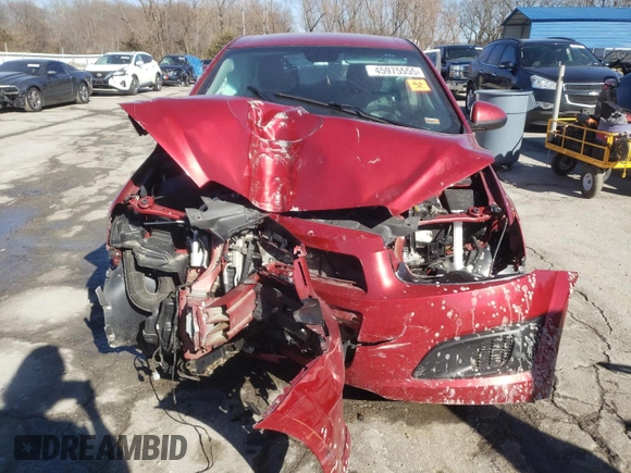 2013 Chevrolet Sonic LS z VIN 1G1JA6SH3D4121037, wystawiony jako Copart lot #45975555 z przebiegiem 66 735 mil mil oraz Szkoda całkowita • Salvage title. Historia ofert i sprzedaży dostępna na DreamBid. Obrazek 5.