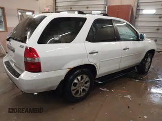 2003 Acura MDX Touring Pkg RES with VIN 2HNYD187X3H502233, listed as a IAAI auction lot 41863001 with 237,656 mi miles. Bid and sale history available at carsss.com. Image 4.