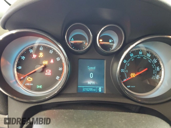 2016 Buick Encore Premium with VIN KL4CJDSB5GB593525, listed as a Copart auction lot 53151555 with 70,255 mi miles and Clean Title. Bid and sale history available at carsss.com. Image 9.