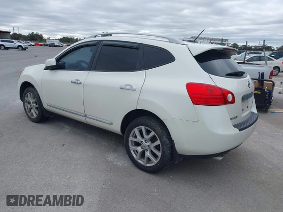 2012 Nissan Rogue S with VIN JN8AS5MT5CW296171, listed as a IAAI auction lot 41638634 with 155,217 mi miles. Bid and sale history available at carsss.com. Image 3.