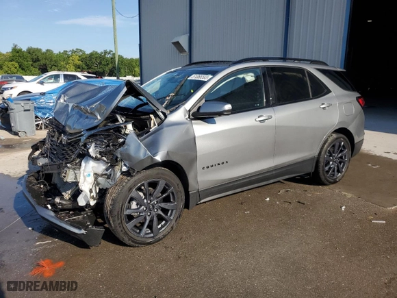2023 Chevrolet Equinox RS with VIN 3GNAXMEG8PS130521, listed as a Copart auction lot 51066565 with 31,191 mi miles and Salvage Title. Bid and sale history available at carsss.com. Image 1.