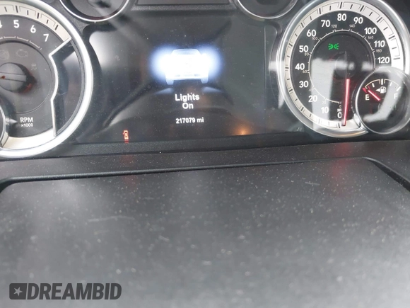 2015 Ram 1500 Big Horn with VIN 1C6RR7LT5FS642438, listed as a IAAI auction lot 41613125 with 217,079 mi miles and . Bid and sale history available at DreamBid. Image 7.