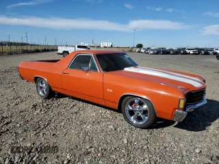 1972 Chevrolet El Camino z VIN 1D80J2L512498, wystawiony jako Copart lot #72752934 z przebiegiem Nie podano mil oraz Szkody całkowita. Historia ofert i sprzedaży dostępna na DreamBid. Obrazek 4.