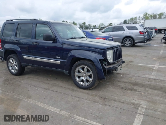 2012 Jeep Liberty Sport with VIN 1C4PJMAK2CW210975, listed as a IAAI auction lot 41904478 with 136,462 mi miles. Bid and sale history available at carsss.com. Image 1.