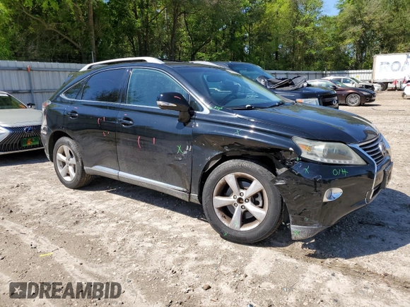 2015 Lexus RX 350 with VIN 2T2BK1BA5FC307897, listed as a Copart auction lot 52072595 with 102,966 mi miles and Salvage Title. Bid and sale history available at DreamBid. Image 4.