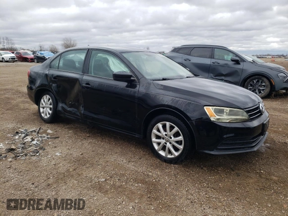 2015 Volkswagen Jetta Sedan 1.8T SE with VIN 3VWD07AJ4FM304789, listed as a Copart auction lot 52968095 with 91,867 mi miles and Salvage Title. Bid and sale history available at carsss.com. Image 4.