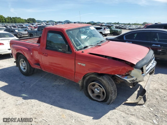 1998 Ford Ranger XL with VIN 1FTYR14U8WTA42922, listed as a Copart auction lot 76815634 with 106,540 mi miles and Salvage Title. Bid and sale history available at carsss.com. Image 4.