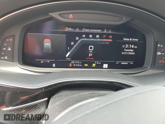 2020 Audi SQ7 z VIN WA1VWAF79LD013335, wystawiony jako Copart lot #56011584 z przebiegiem 35 173 mil mil oraz Szkoda całkowita • Salvage title. Historia ofert i sprzedaży dostępna na DreamBid. Obrazek 9.