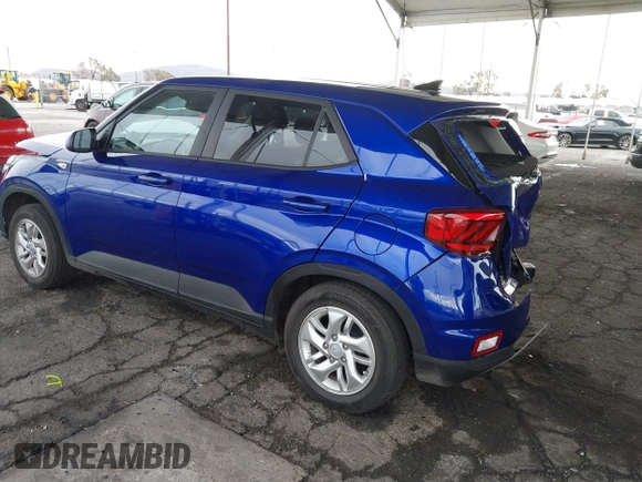 2022 Hyundai Venue SE with VIN KMHRB8A30NU134088, listed as a IAAI auction lot 41400433 with 47,081 mi miles and . Bid and sale history available at DreamBid. Image 3.
