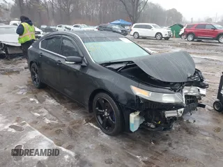 2012 Acura TL Tech Auto with VIN 19UUA9F52CA011099, listed as a IAAI auction lot 41509481 with 173,904 mi miles. Bid and sale history available at carsss.com. Image 1.