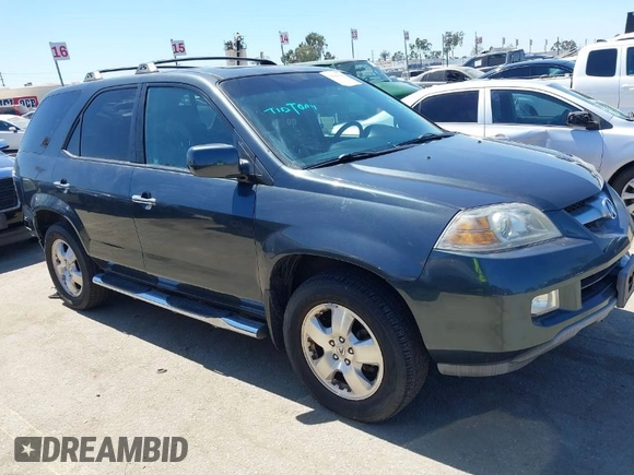 2005 Acura MDX with VIN 2HNYD18265H557415, listed as a IAAI auction lot 40155100 with 175,767 mi miles. Bid and sale history available at carsss.com. Image 1.