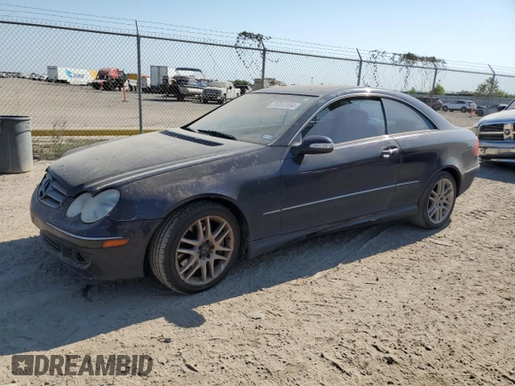 2009 Mercedes-Benz CLK 350 with VIN WDBTJ56HX9F268227, listed as a Copart auction lot 75247554 with 223,958 mi miles and Clean Title. Bid and sale history available at DreamBid. Image 1.