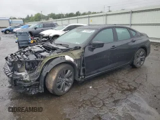 2021 Acura TLX w/A-Spec Package with VIN 19UUB5F54MA001116, listed as a Copart auction lot 57480965 with 32,457 mi miles and Salvage title. Bid and sale history available at DreamBid. Image 1.