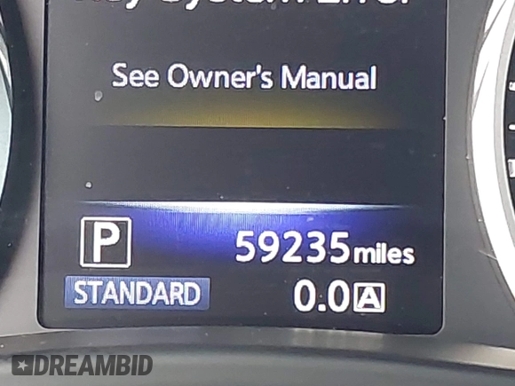 2019 Infiniti Q60 Luxe with VIN JN1EV7EL0KM291021, listed as a IAAI auction lot 41589716 with 59,235 mi miles and . Bid and sale history available at DreamBid. Image 16.