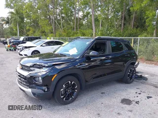 2021 Chevrolet TrailBlazer LT with VIN KL79MPSL0MB026231, listed as a IAAI auction lot 41889229 with 75,516 mi miles. Bid and sale history available at carsss.com. Image 2.